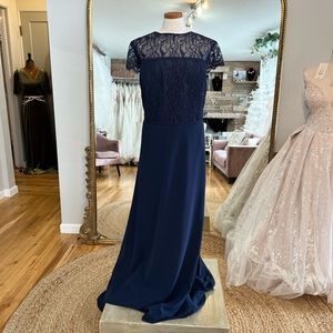 Lace and Chiffon Hayley Paige Gown